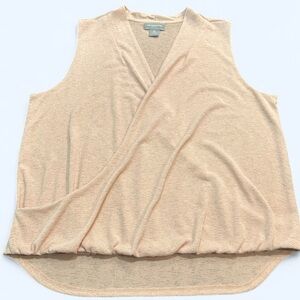 Liz Claiborne XL Women’s Light Pink sleeveless Top